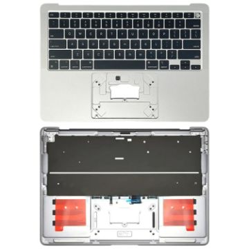 MacBook Air 13 2020 M1 A2337 C-side Cover + US Keyboard Silver - 1