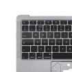 MacBook Air 13 A2179 2020 C-Side Cover + UK Keyboard (Black) - 5