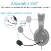 Gaming Headset with 4 Level Pin 3.5mm Angle Head Plug & Microphone - 4