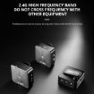 YELANGU MX5S Dual-Channel Wireless Microphone System - 2 Transmitters - 5