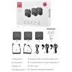 YELANGU MX5S Dual-Channel Wireless Microphone System - 2 Transmitters - 9