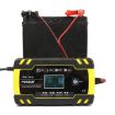 FOXSUR 12V-24V Car Motorcycle Truck Battery Charger AGM, EU Plug - 7