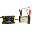 FOXSUR 12V-24V Car Motorcycle Truck Battery Charger AGM, EU Plug - 9
