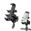 Motorcycle Phone Bracket: Tilt Rearview Mirror Ball-Head, Aluminum, Eight-Jaw - 2