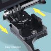 RUIGPRO Black Motorcycle Handlebar Phone Bracket for GoPro/Insta360/DJI - 6