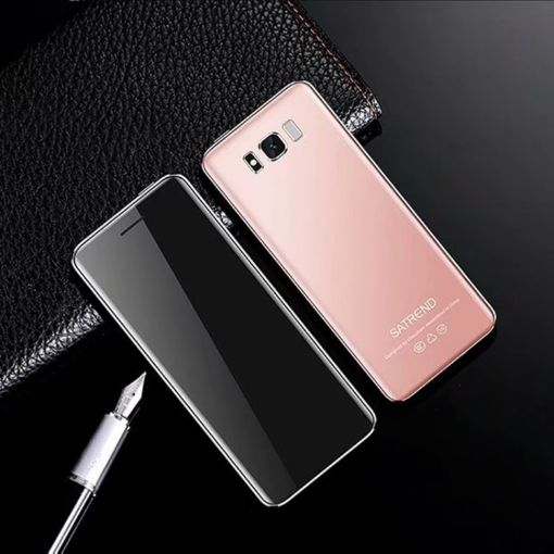 SATREND S10 Card Mobile Phone, 2.4" Touch, Dual SIM, Bluetooth, Pink - 1