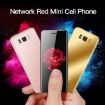 SATREND S10 Card Mobile Phone, 2.4" Touch, Dual SIM, Bluetooth, Pink - 6