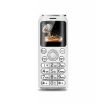 Satrend K8 Mini Mobile Phone, 1.0" Bluetooth Dialer, Dual SIM, 2G, White - 1