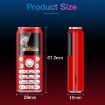 Satrend K8 Mini Mobile Phone, 1.0" Bluetooth Dialer, Dual SIM, 2G, White - 5
