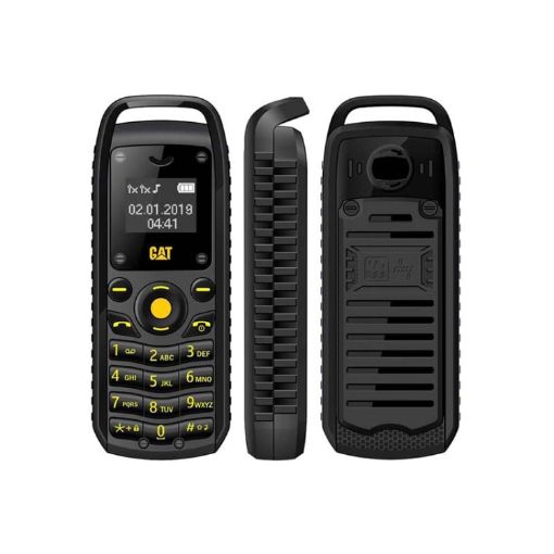 Mini B25 Bluetooth Headphone Mobile Phone, Dual SIM, 2G Network, Black - 1
