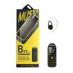Mini B25 Bluetooth Headphone Mobile Phone, Dual SIM, 2G Network, Black - 6