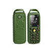 Mini B25 Bluetooth Headphone Mobile Phone, Dual SIM, 2G, MP3, Green - 2