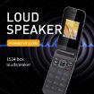 UNIWA F2720 Flip Phone, 1.77" Display, Dual SIM, Bluetooth, FM, Red - 6
