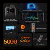 UNIWA W888 Rugged Phone, 4GB+64GB, IP68, 5000mAh, 6.3" Android 11, 4G - 3