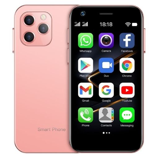 SOYES XS12 Pro Pink, 2GB+16GB, 3.0" Android 10, 4G Dual SIM Phone - 1