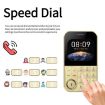 V9 Card Mobile Phone, 2.01", MTK6261D, Bluetooth, FM, Torch, GSM, Dual SIM, Gold - 5