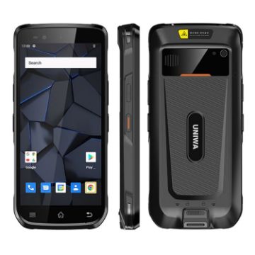 UNIWA M600 Rugged Phone, 4GB+64GB, 6" Android 12, 4G, UK Plug, Black - 1
