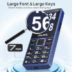 UNIWA V2000 Elder Phone, 2.4" Unisoc T107, 1700mAh, 4G, SOS, EU Plug, Red - 9