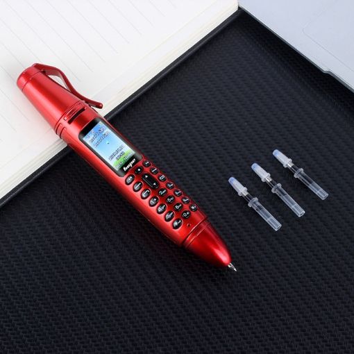 AK007 Mobile Phone: Red, Dual SIM, Noise Reduction, Bluetooth, LED, 0.96" Screen - 1