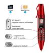AK007 Mobile Phone: Red, Dual SIM, Noise Reduction, Bluetooth, LED, 0.96" Screen - 4