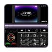 SOYES V-899 Dual SIM Phone, 2.4" & 2.8" Display, 32MB+64MB, Purple - 1