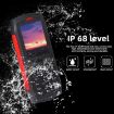 Rugtel R1C Rugged Phone - IP68 Waterproof, 2.4" Display, Dual SIM, Red - 8