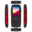 Rugtel R1D Rugged Phone, IP68, 2.4", 2000mAh, Dual SIM, 2G, Red - 4
