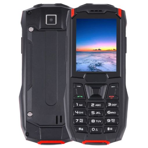 Rugtel R2C Rugged Phone, IP68 Waterproof, 2.4", 2500mAh, Dual SIM, Red - 1
