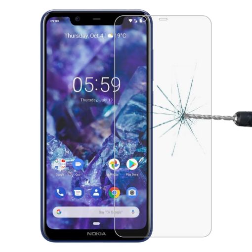Nokia 5.1 Plus (X5) 0.26mm 9H 2.5D Tempered Glass Screen Protector - 1