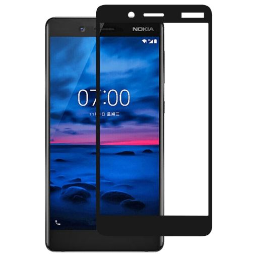 Nokia 7 Full Glue Full Cover Tempered Glass Screen Protector Film - 1