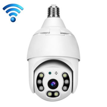 DP18 3.0MP WiFi 1080P HD Outdoor Light Bulb Camera with Night Vision - 1