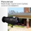 GH6 WiFi Smart Surveillance Camera - Night Vision & Two-Way Audio, Black - 8