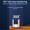 CAMSOY X1 Indoor 1080P WiFi Camera with Two Way Talk, Pan & Tilt (White) - 8