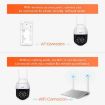 ESCAM QF218 1080P WiFi IP Camera, AI Detection, Night Vision, US Plug - 9