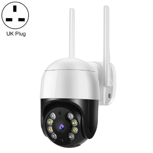 QX29 3.0MP HD WiFi IP Camera with Night Vision, Motion Detection, UK Plug - 1