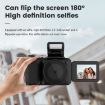 Y5000 4K Mini Digital Camera for Students - High Definition Selfies (Black) - 4