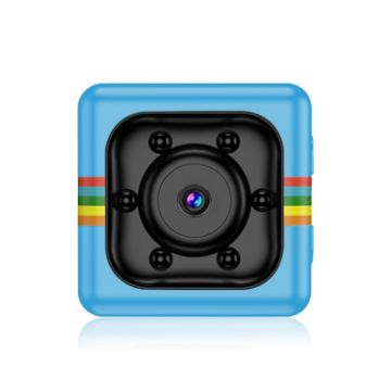 SQ11 Mini DV HD 960P Sport Camera with Night Vision & TF Card (Blue) - 1