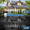 T22 Solar Powered 1080P HD WiFi Camera, Night Vision, PIR Alarm, Audio - 5