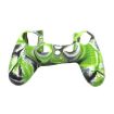 Non-slip Silicone Protective Case for Sony PS4 - Black & Green - 2