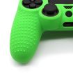 Non-slip Silicone Protective Case for Sony PS4 - Black & Green - 4