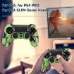 Non-slip Silicone Protective Case for Sony PS4 - Black & Green - 6
