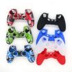 Non-slip Silicone Protective Case for Sony PS4 - Black & Green - 8