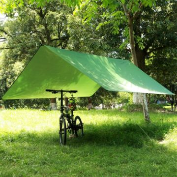 Outdoor Waterproof Sunscreen Beach Awning Tent Sun Shelter (Army Green) - 1