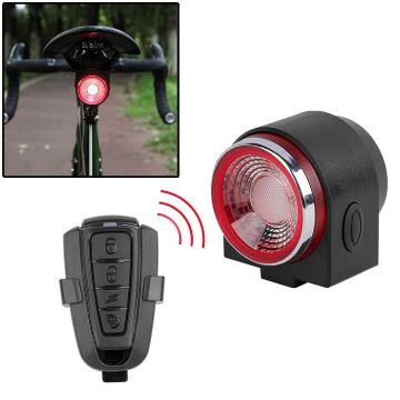 Antusi A8 Rechargeable Rear Light & Wireless Theft Alarm - Portable - 1