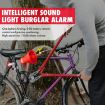 Antusi A8 Rechargeable Rear Light & Wireless Theft Alarm - Portable - 7