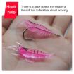 10 PCS 4cm Soft Shrimp Bait Lures with Hook - Natural Fishing Poppers - 3
