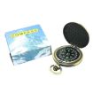 Nisa J35A Vintage Metal Pocket Watch with Compass - Flip Design - 8