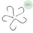 Mixed Size Fish Barbed Hooks with Hole - 500 PCS Fishing Hooks Set - 3
