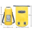 10L Pink Outdoor Waterproof Dual Shoulder Strap Dry Sack Bag - 3