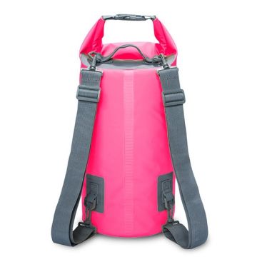 30L Pink Outdoor Waterproof Dual Shoulder Strap Dry Bag Sack - 1